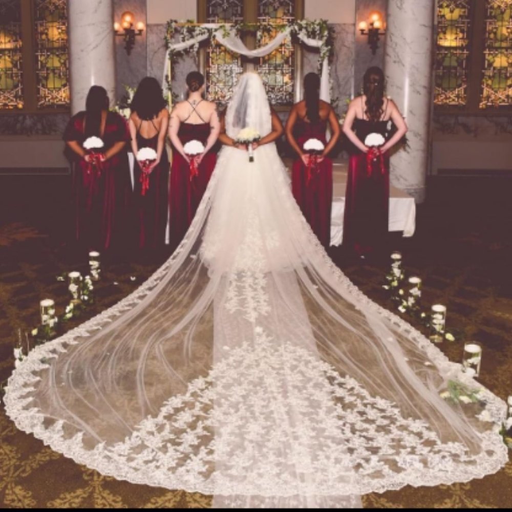 NEW Ivory Wedding Veil with Comb